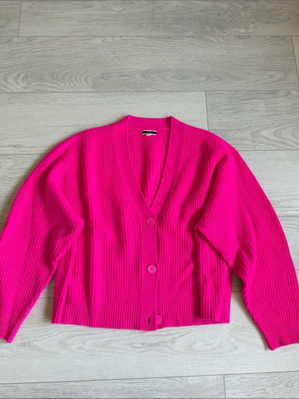 J Crew Cashmere V-Neck Button Cardigan